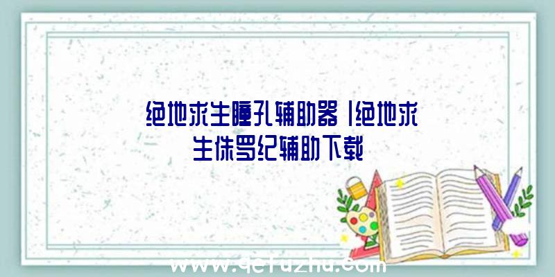 「绝地求生瞳孔辅助器」|绝地求生侏罗纪辅助下载